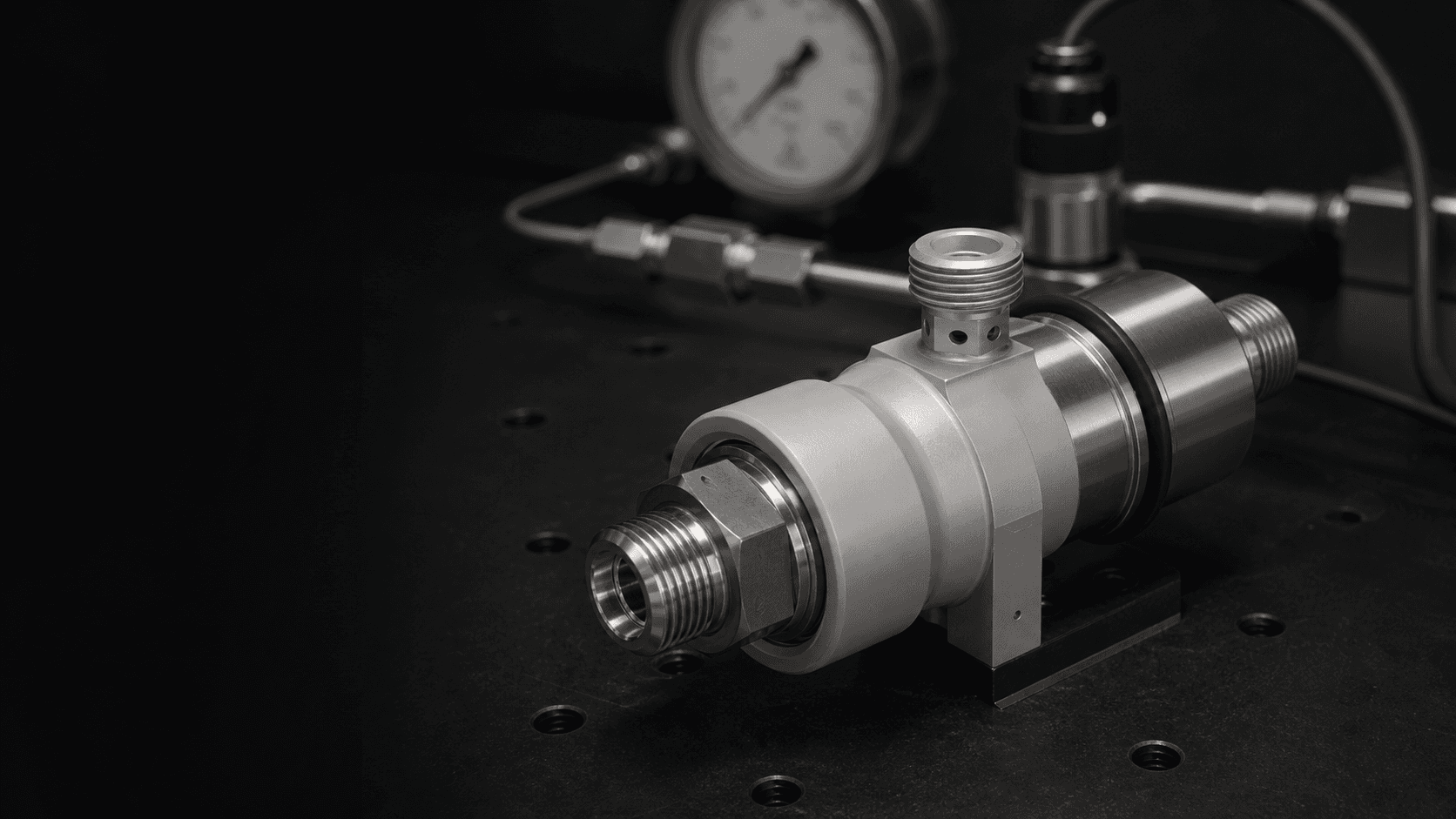 Filling Valve engineering visualization on an instrumented laboratory bench